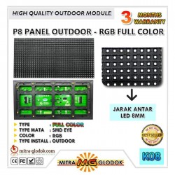 Panel Modul P8 SMD Outdoor Full Color | RGB